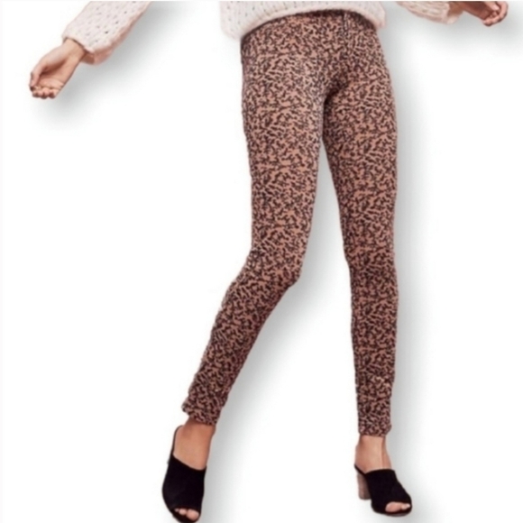 Anthropologie Pilcro Foliage Corduroy High Rise Serif Pants 29P - Picture 1 of 9